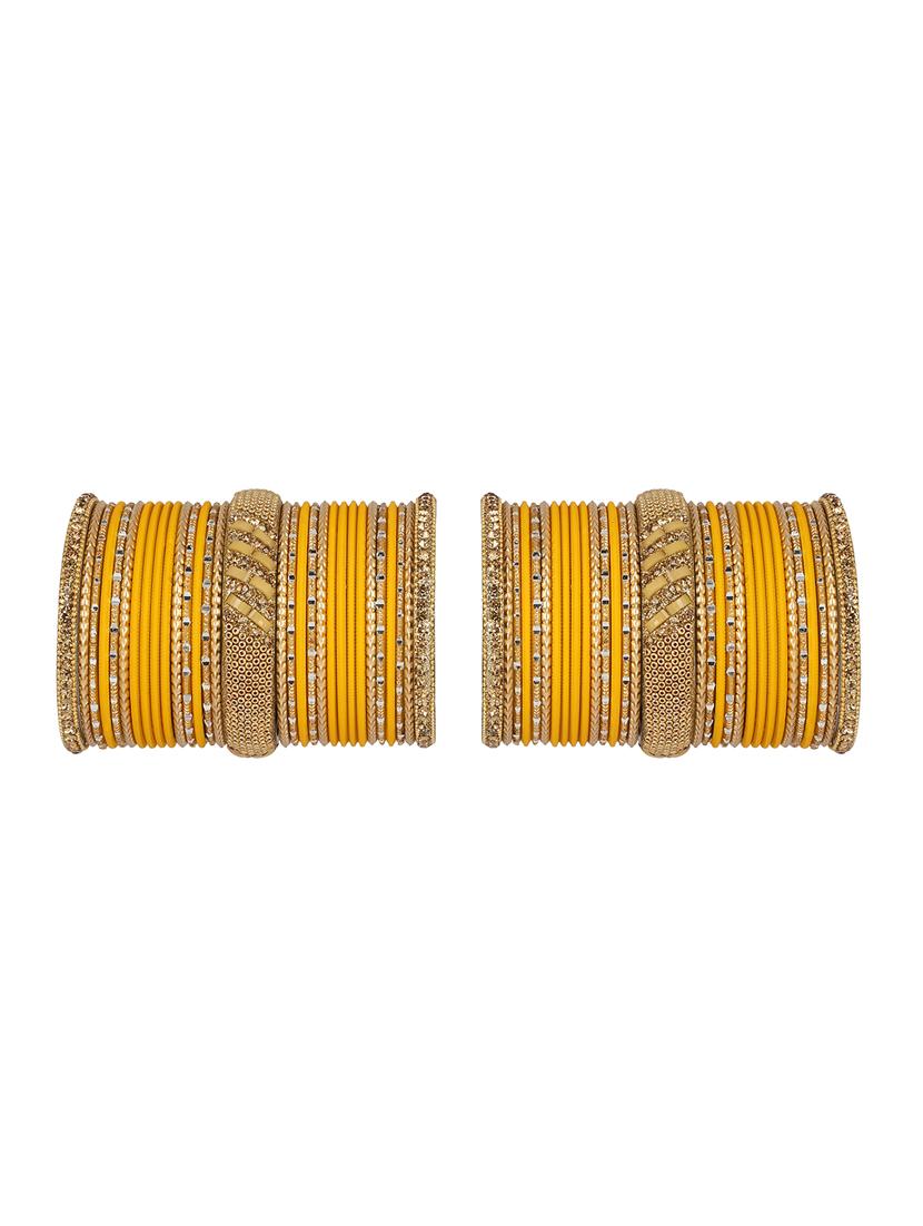 yellow metal bangle - 15166027 - Zoom Image - 2