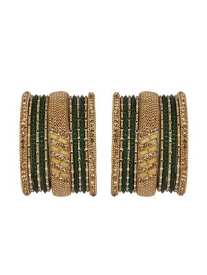 green metal bangle - 15166029 - Standard Image - 2