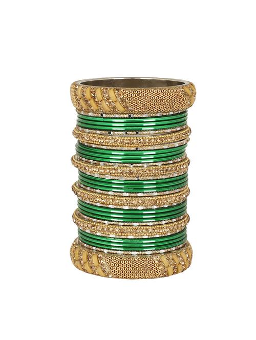 green metal bangle - 15166144 - Standard Image - 1