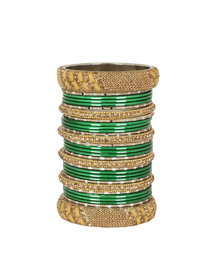 green metal bangle - 15166144 - Zoom Image - 1