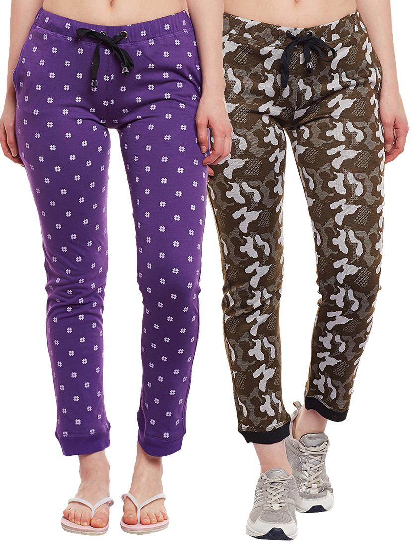 set of 2 multi colored track pants - 15166644 - Zoom Image - 1