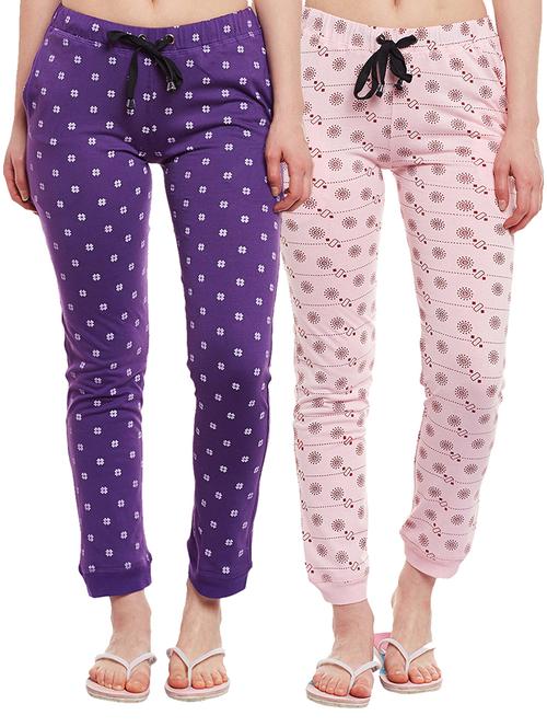 set of 2 multi colored track pants - 15166712 - Standard Image - 1