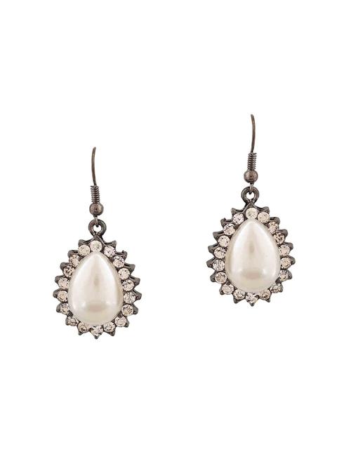Silver Tone Drop Earrings - 15166785 - Standard Image - 1