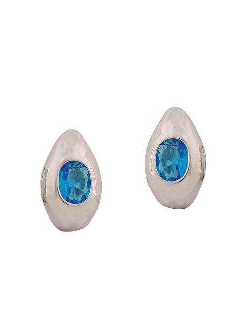 blue metal balli earring - 15166787 - Standard Image - 1