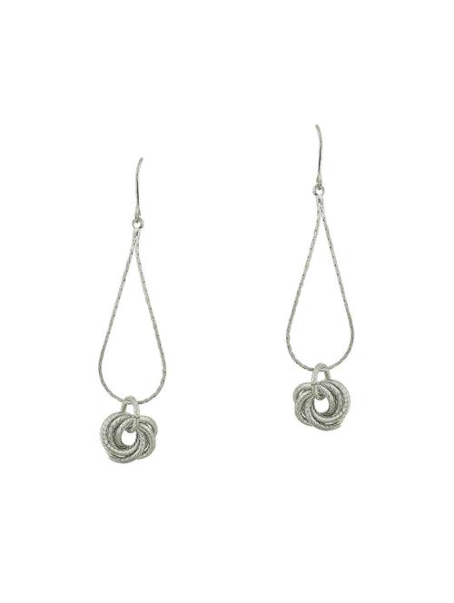 Silver Tone Drop Earrings - 15166794 - Standard Image - 1