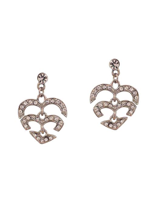 Silver Tone Drop Earrings - 15166812 - Standard Image - 1