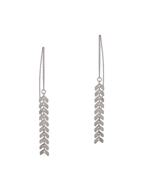 Silver Tone Drop Earrings - 15166950 - Standard Image - 1
