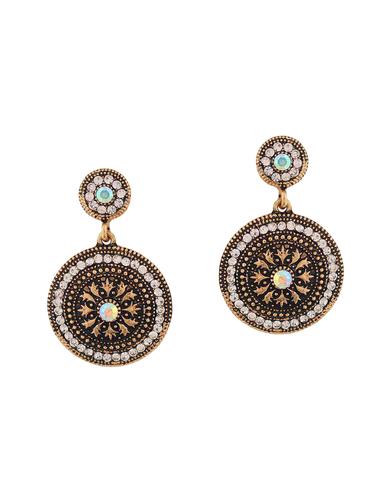 Gold Tone Oxidized Earrings - 15167083 - Very Small Image - 1