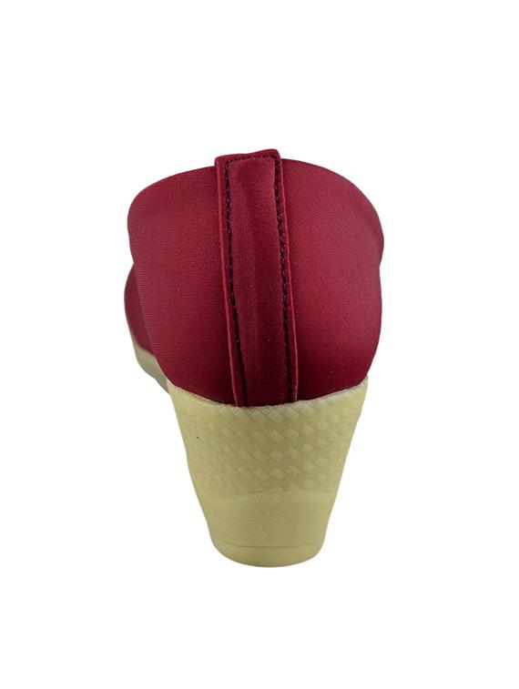 leatherwood1 maroon peeptoe wedges - 15167842 - Zoom Image - 3