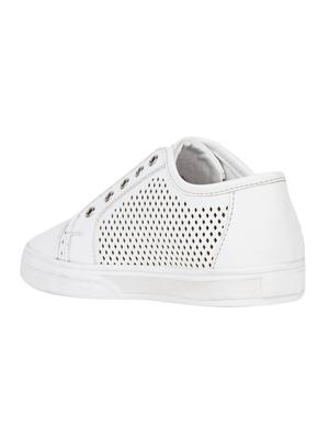 white leatherette sneaker - 15168458 - Standard Image - 3