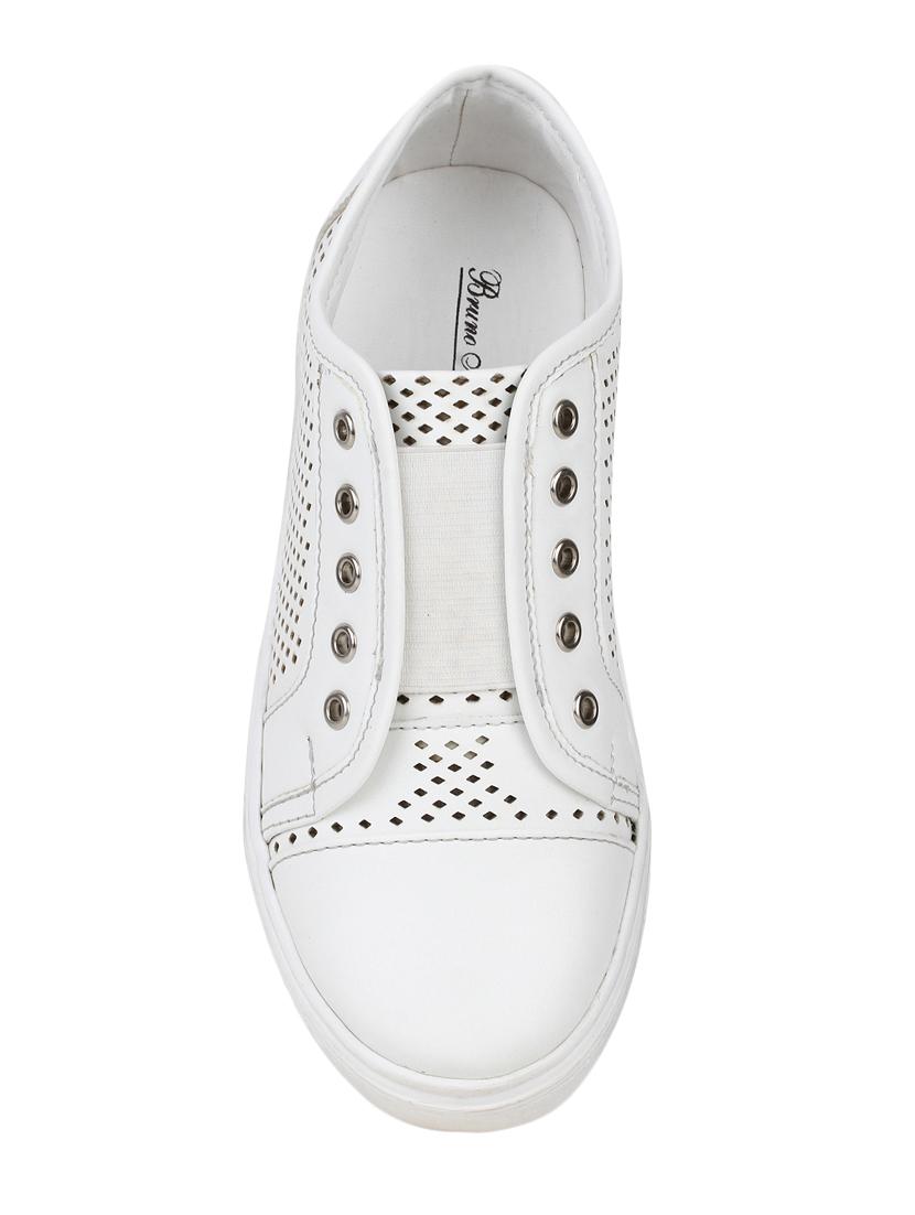 white leatherette sneaker - 15168458 - Zoom Image - 4