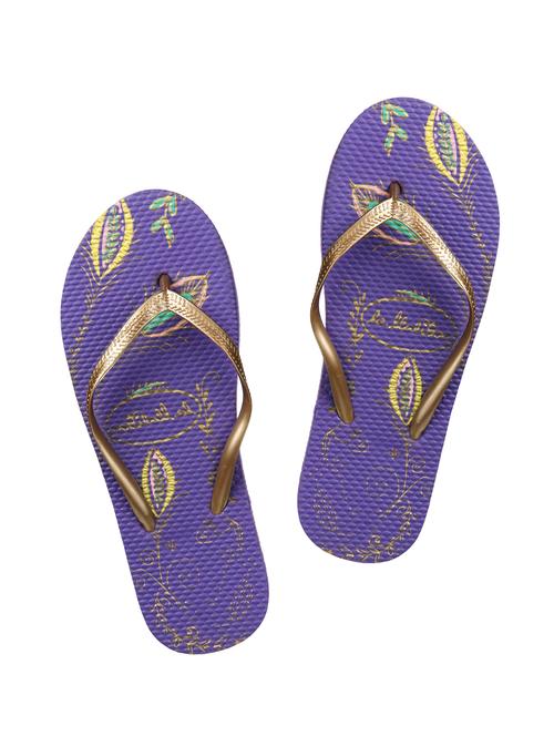 purple rubber flip flop - 15168597 - Standard Image - 1
