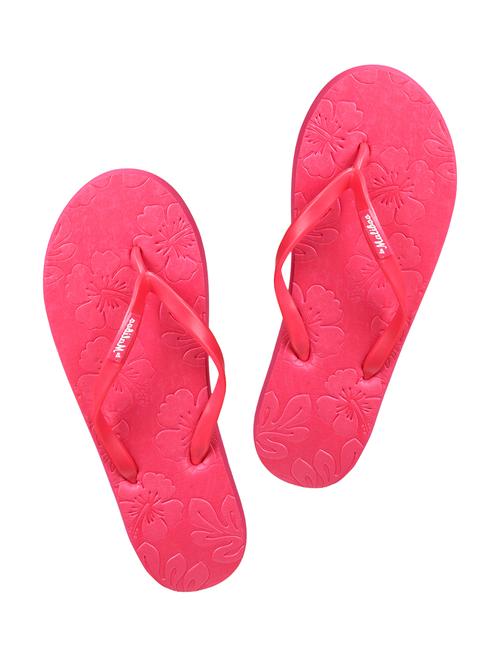 red rubber flip flops - 15168598 - Standard Image - 1