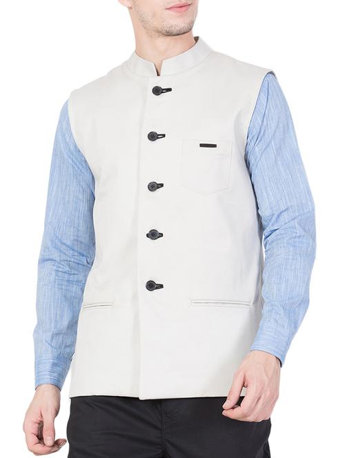 grey cotton casual shirt - 15168780 - Standard Image - 1