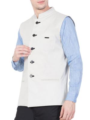 grey cotton casual shirt - 15168780 - Standard Image - 2