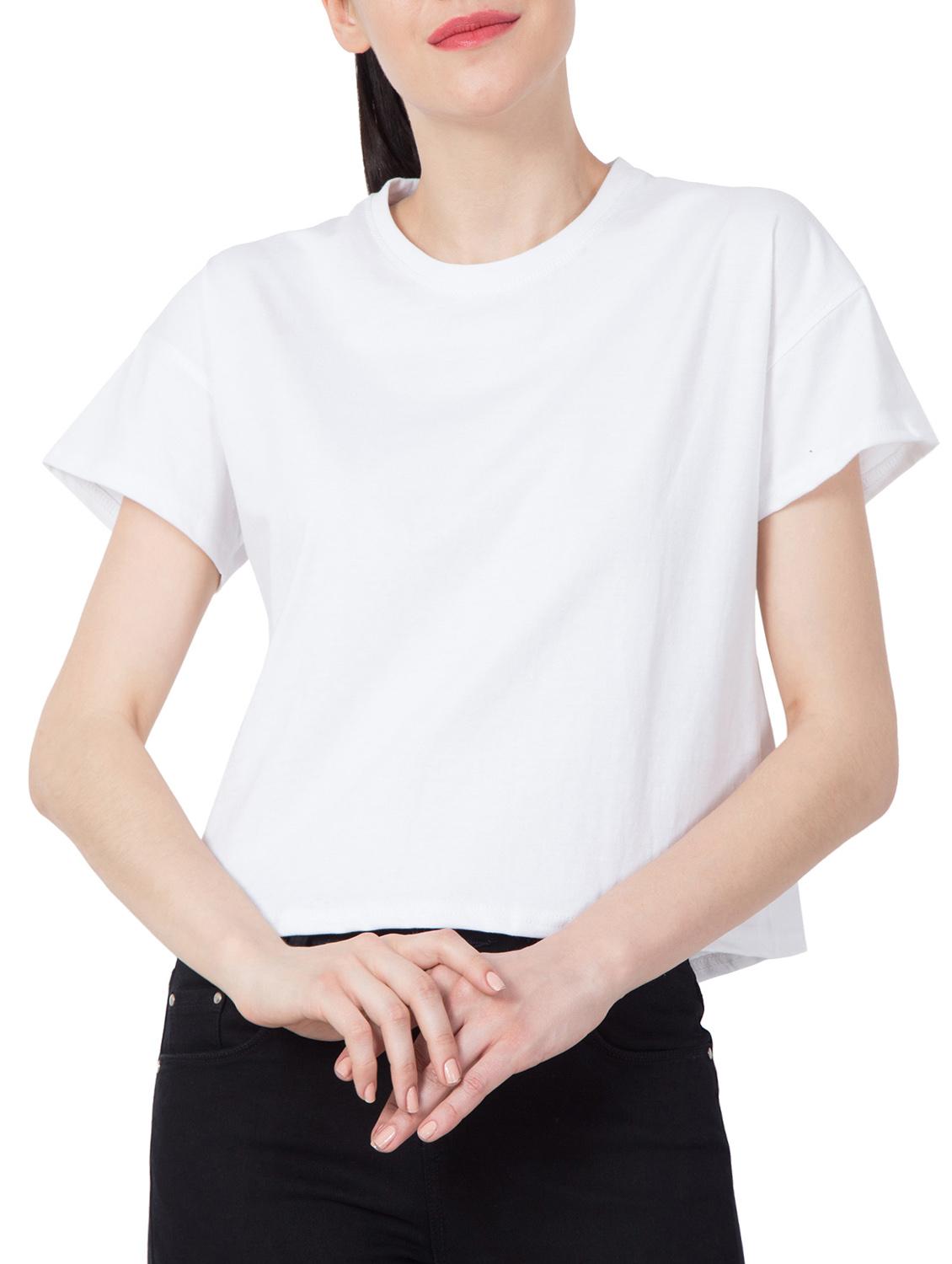 drop sleeved boxy tee - 15168828 - Zoom Image - 1