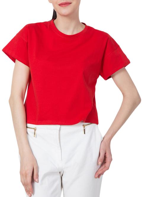 drop shoulder boxy tee - 15168833 - Standard Image - 1