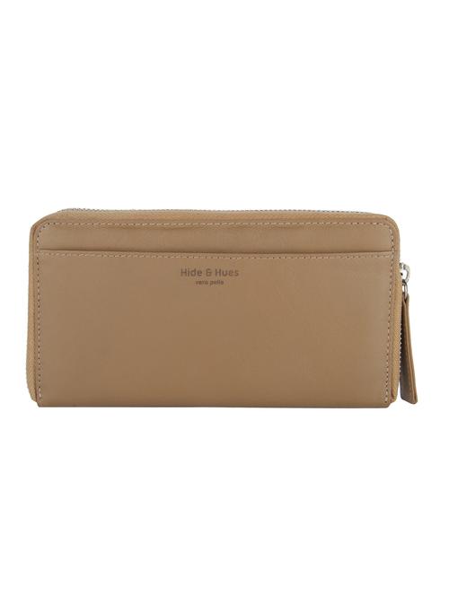 beige leather wallet - 15169209 - Standard Image - 1