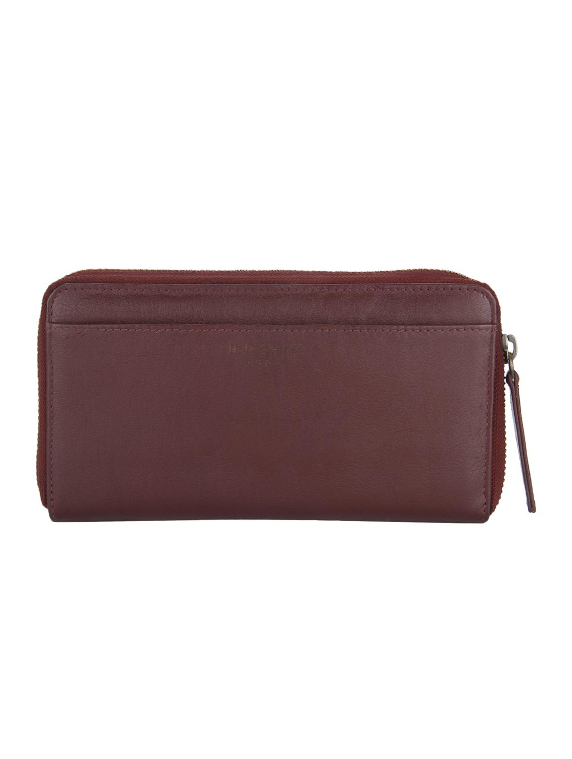 maroon leather wallet - 15169212 - Zoom Image - 1
