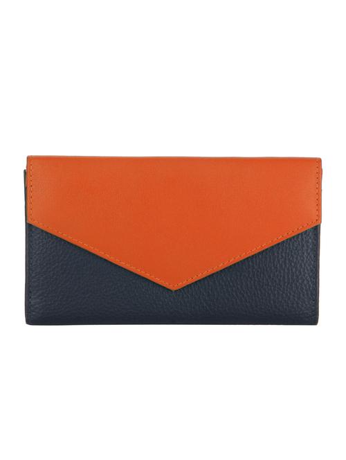 orange leather wallet - 15169224 - Standard Image - 1