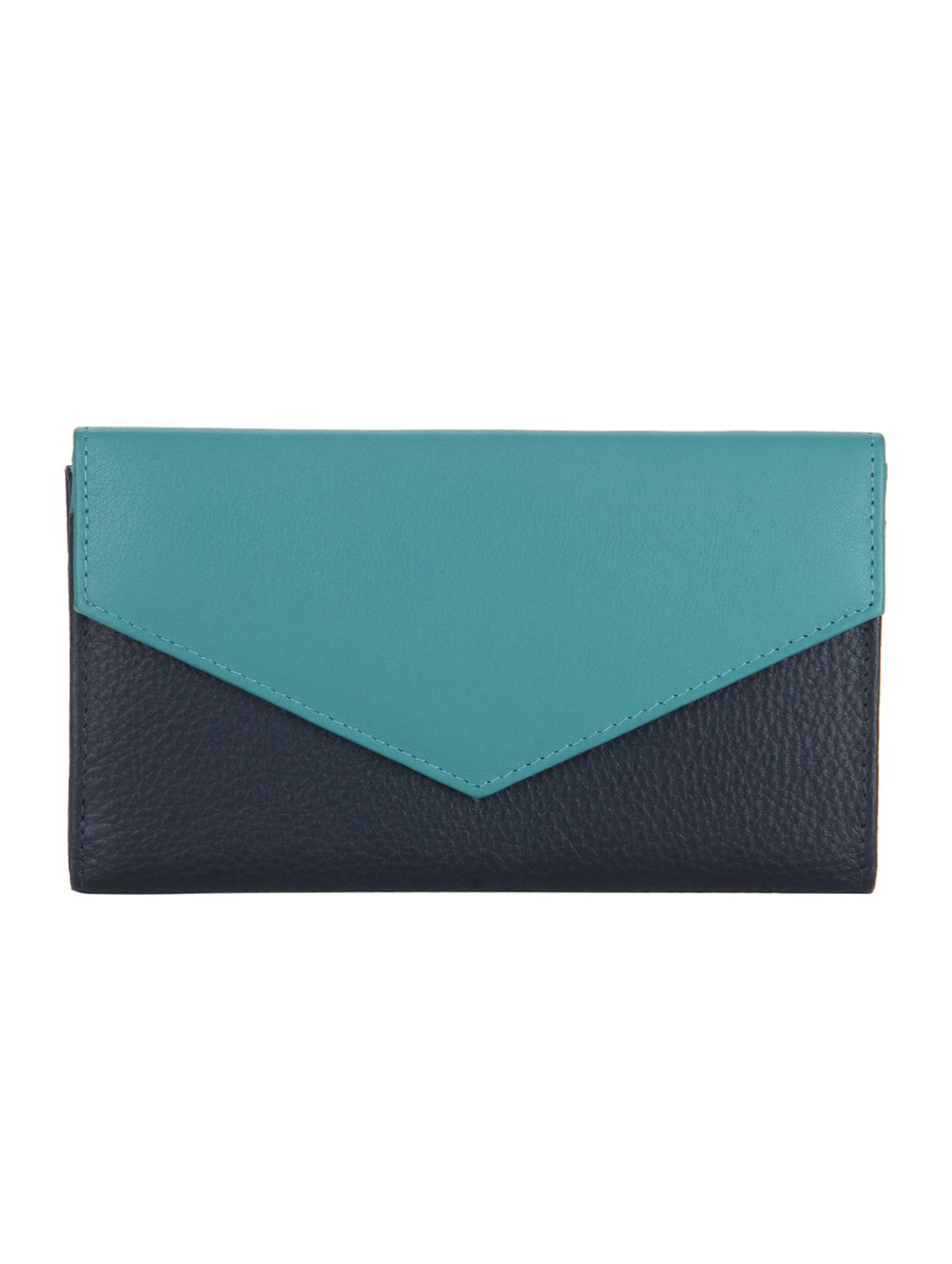 blue leather wallet - 15169225 - Zoom Image - 1