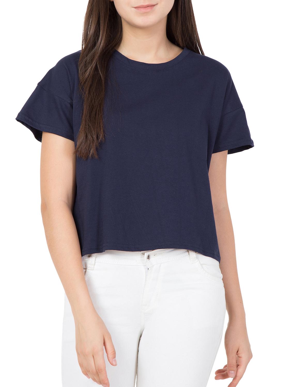 drop shoulder boxy tee - 15169318 - Zoom Image - 1
