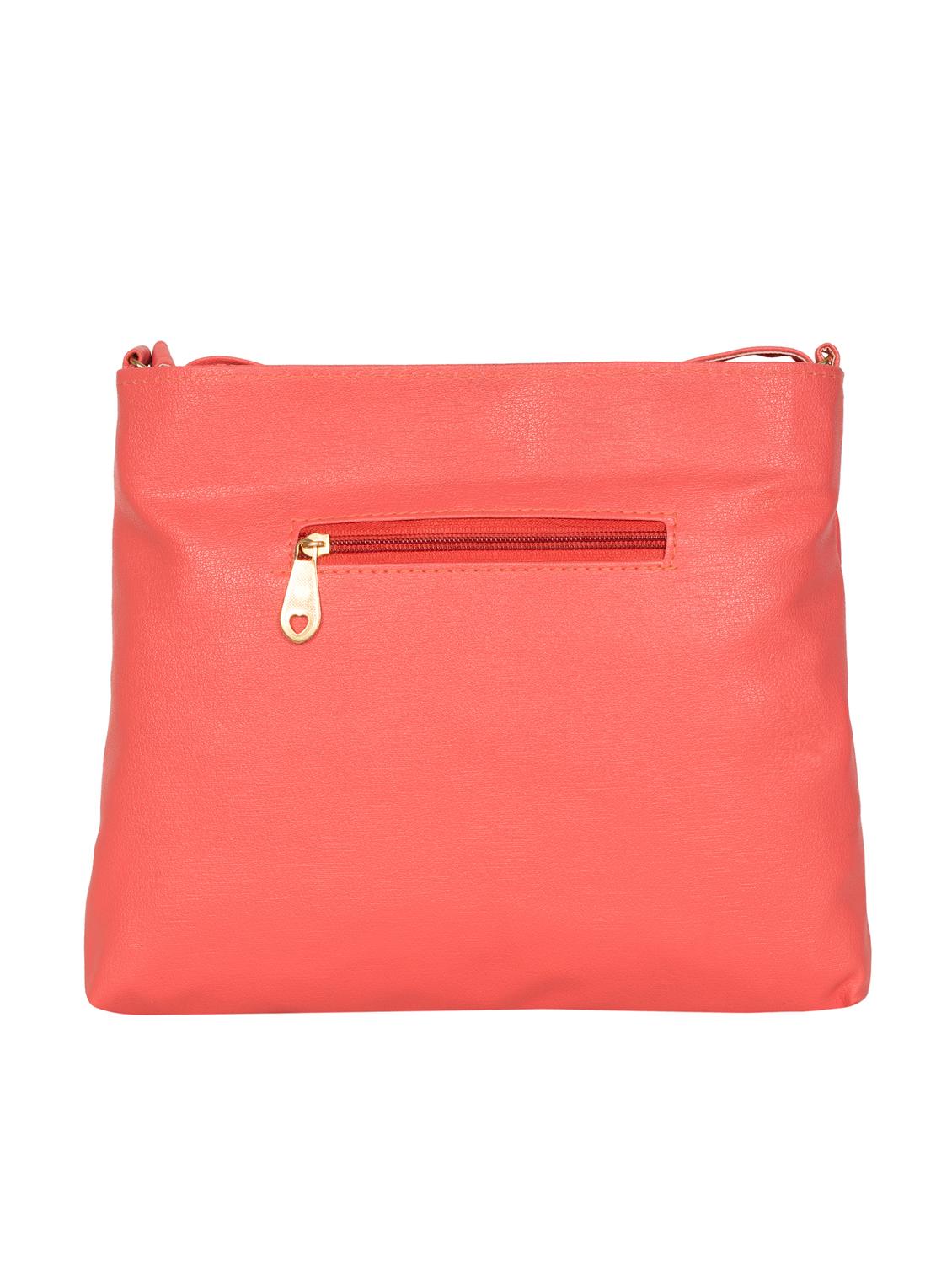 red leatherette regular sling bag - 15169362 - Zoom Image - 2