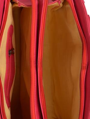 pink leatherette (pu) regular handbag - 15169586 - Standard Image - 3