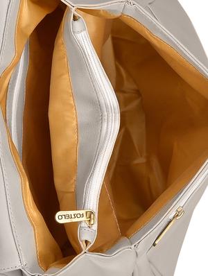grey leatherette (pu) regular sling bag - 15169639 - Standard Image - 3