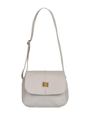 grey leatherette (pu) regular sling bag - 15169639 - Standard Image - 4