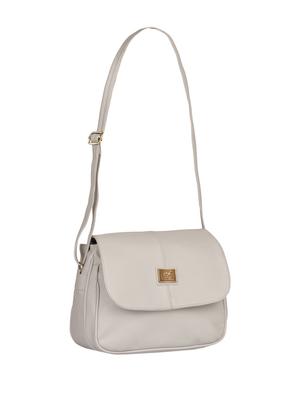 grey leatherette (pu) regular sling bag - 15169639 - Standard Image - 5