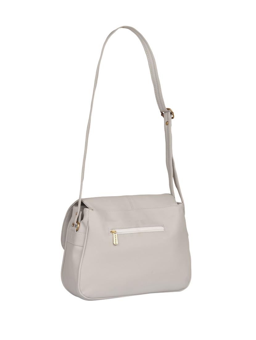 grey leatherette (pu) regular sling bag - 15169639 - Zoom Image - 2