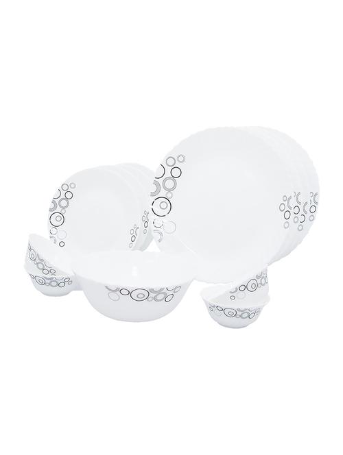 Diva Round Misty Drops Dinner Set 19 -Pcs Dinner Set - 15170005 - Standard Image - 1