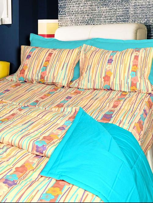 180 TC 100% Cotton Percale Floral Design Pair Of Regular Size Pillow Covers - 15170194 - Standard Image - 1