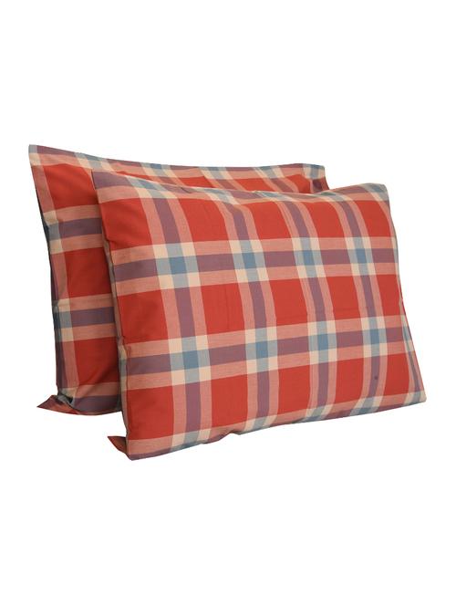 250 TC 100% Cotton Percale Pin Striped Pair Of Regular Size Pillow Covers - 15170232 - Standard Image - 1