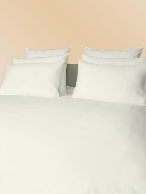 300 TC 100% Cotton Sateen Solid Pair Of Large Size Pillow Covers - 15170258 - Standard Image - 1