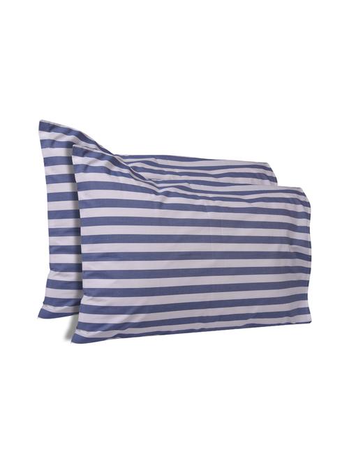 300 TC 100% Cotton Yarn Dyed Checks Design Pair Of Regular Size Pillow Covers - 15170410 - Very Small Image - 1