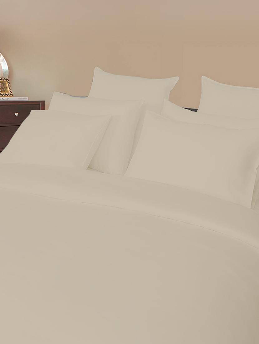 540 TC 100% Cotton Sateen Solid Pair Of Large Size Pillow Covers - 15170418 - Zoom Image - 1