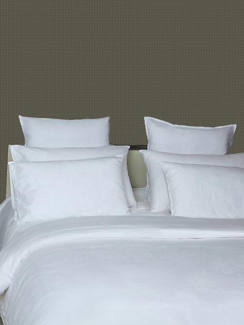 300 TC 100% Cotton Percale Solid, White Color, King Size Duvet Cover - 15171278 - Standard Image - 1