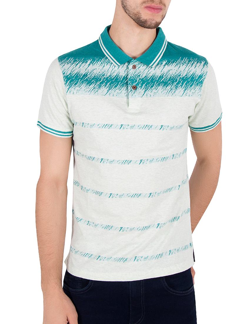 grey cotton all over print tshirt - 15171676 - Zoom Image - 1