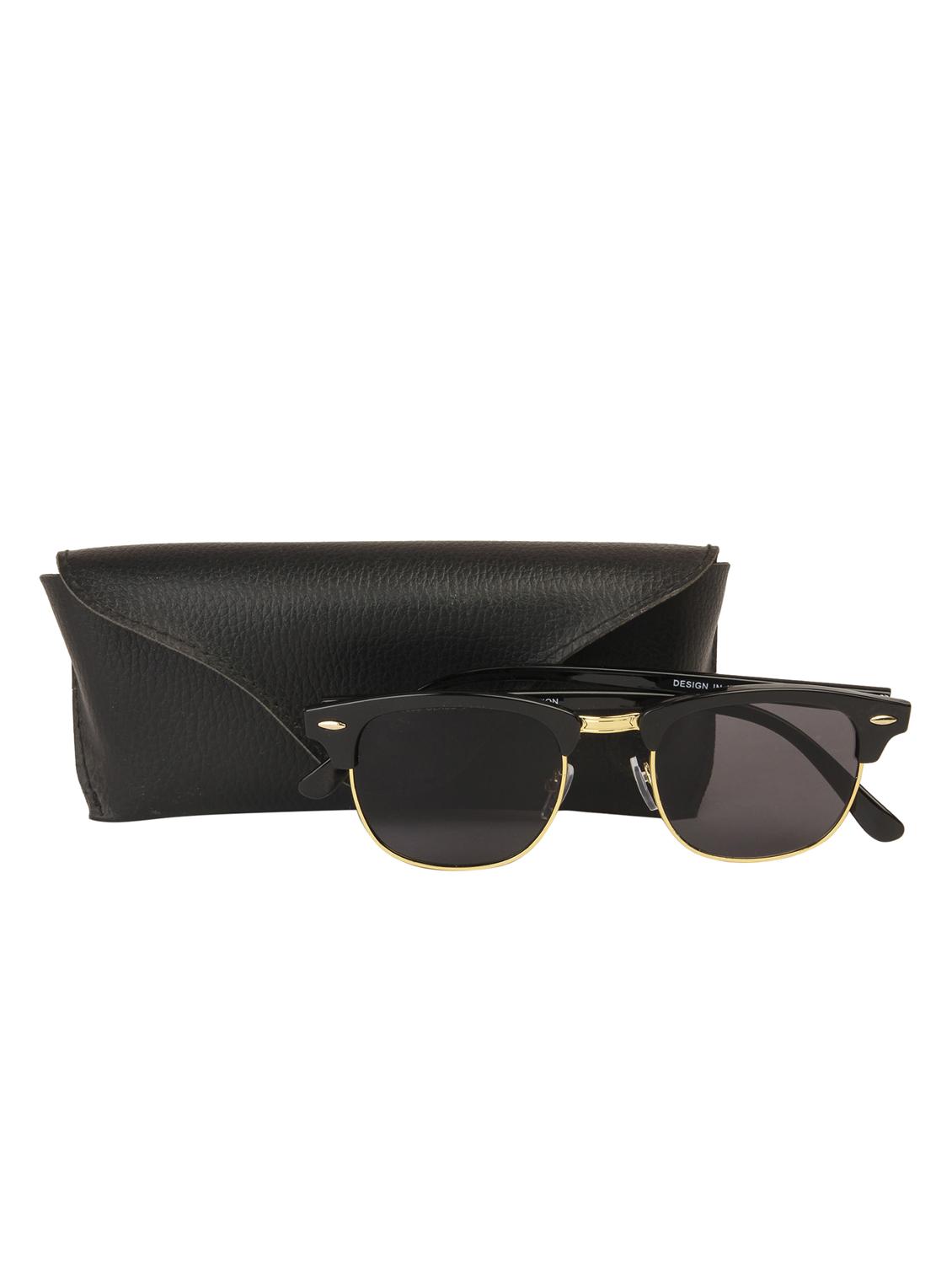 arzonai clubmaster ma-094-s1 wayfarer unisex black sunglasses - 15172670 - Zoom Image - 5