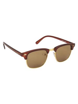arzonai clubmaster ma-094-s3 wayfarer unisex brown sunglasses - 15172673 - Standard Image - 2