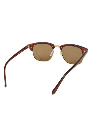 arzonai clubmaster ma-094-s3 wayfarer unisex brown sunglasses - 15172673 - Standard Image - 3