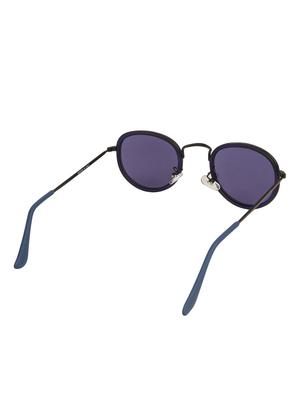 arzonai hayes ma-098-s6 round women only blue sunglasses - 15172694 - Standard Image - 3