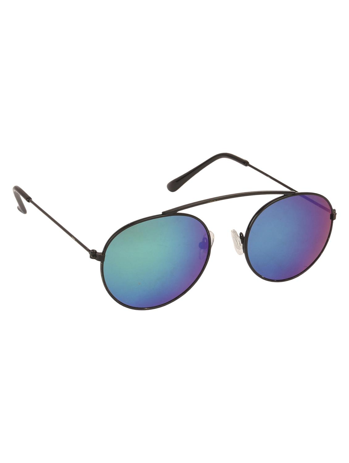 arzonai flynn ma-199-s4 oval unisex green sunglasses - 15172704 - Zoom Image - 2