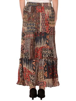 drawstring waist maxi skirt - 15172940 - Standard Image - 3