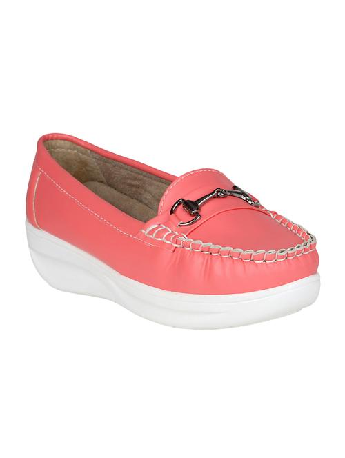 red resin slip on loafers - 15173284 - Standard Image - 1