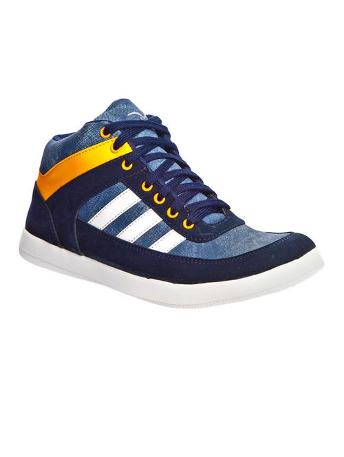 blue Denim lace up sneaker - 15173358 - Standard Image - 1