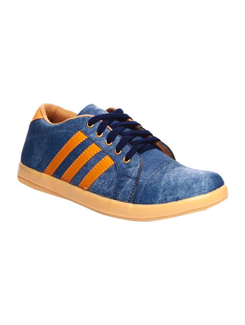 blue Denim lace up sneaker - 15173360 - Standard Image - 1