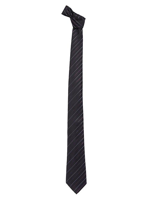 black::purple microfiber tie - 15173701 - Standard Image - 1